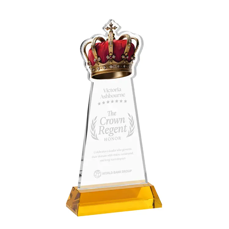 Trophée Crown sur socle Hartford - Gravure #31