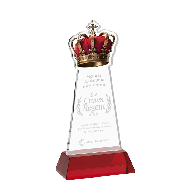 Trophée Crown sur socle Hartford - Gravure #33