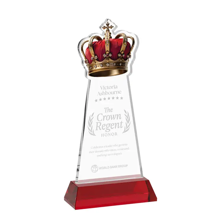 Trophée Crown sur socle Hartford - Gravure #34