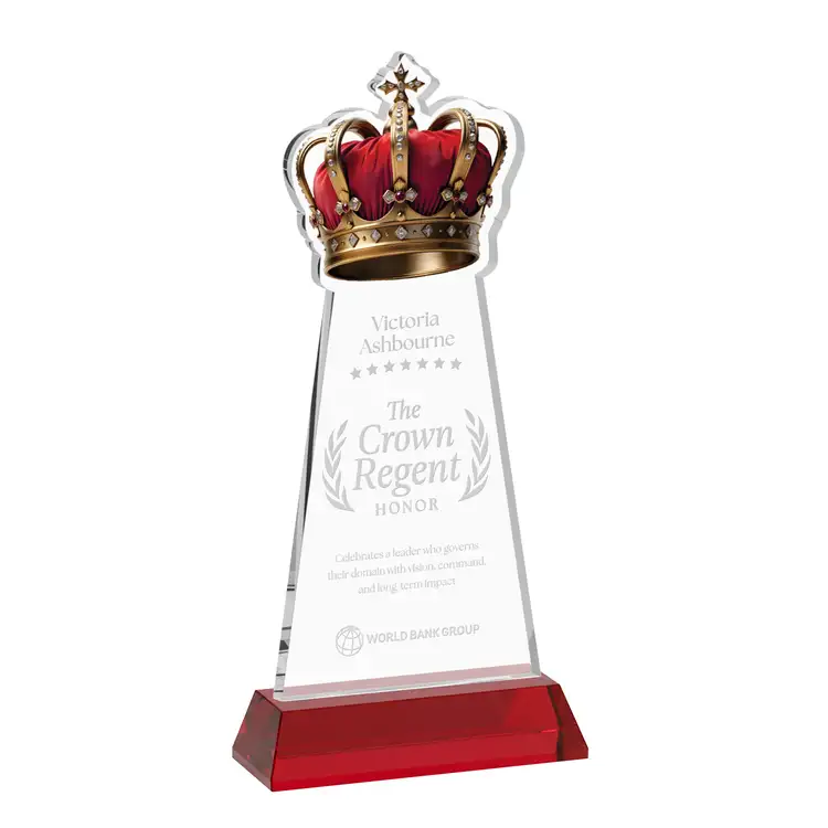 Trophée Crown sur socle Hartford - Gravure #35