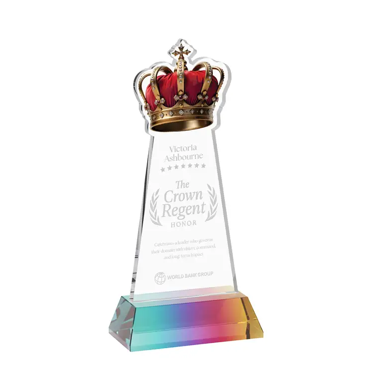 Trophée Crown sur socle Hartford - Gravure #36