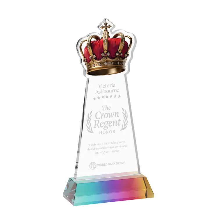 Trophée Crown sur socle Hartford - Gravure #37