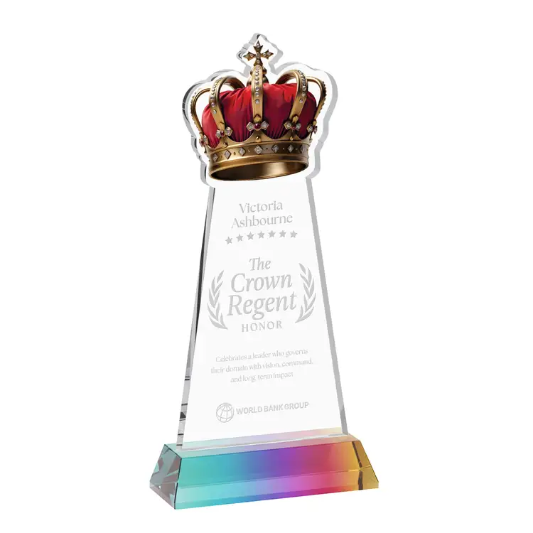 Trophée Crown sur socle Hartford - Gravure #38