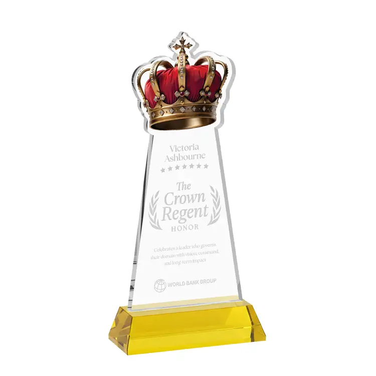 Trophée Crown sur socle Hartford - Gravure #40