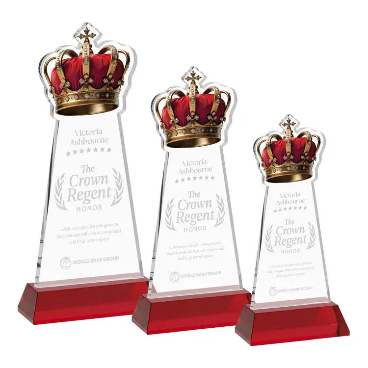 Trophée Crown sur socle Hartford - Gravure #9