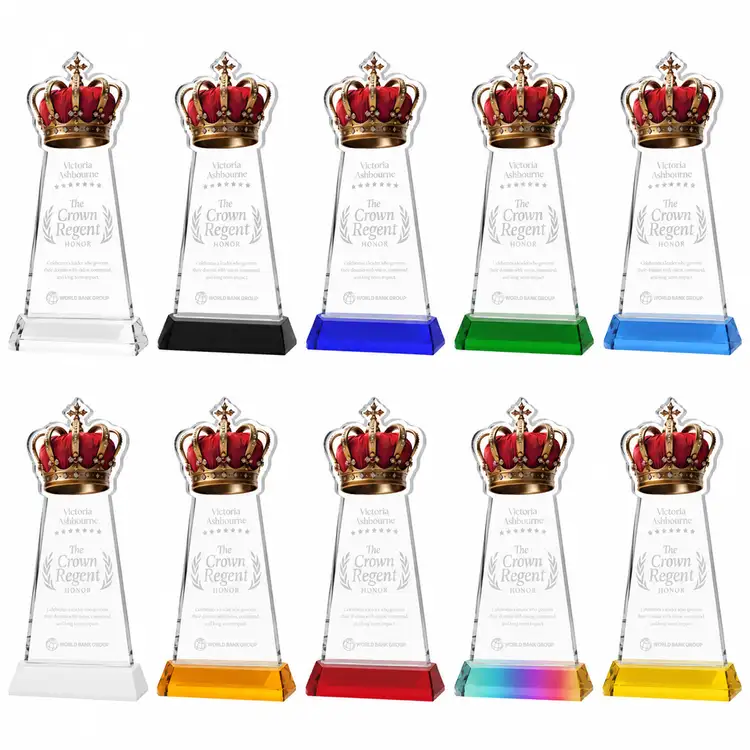 Trophée Crown sur socle Hartford - Gravure