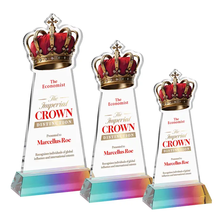 Trophée Crown sur socle Hartford - Multicolore #10