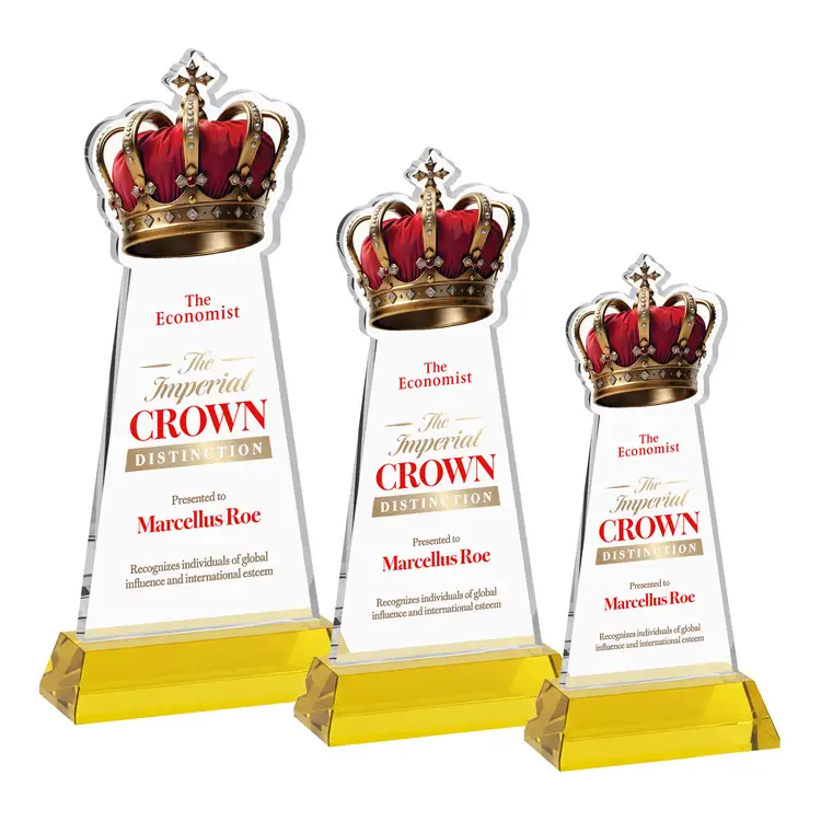 Trophée Crown sur socle Hartford - Multicolore #11