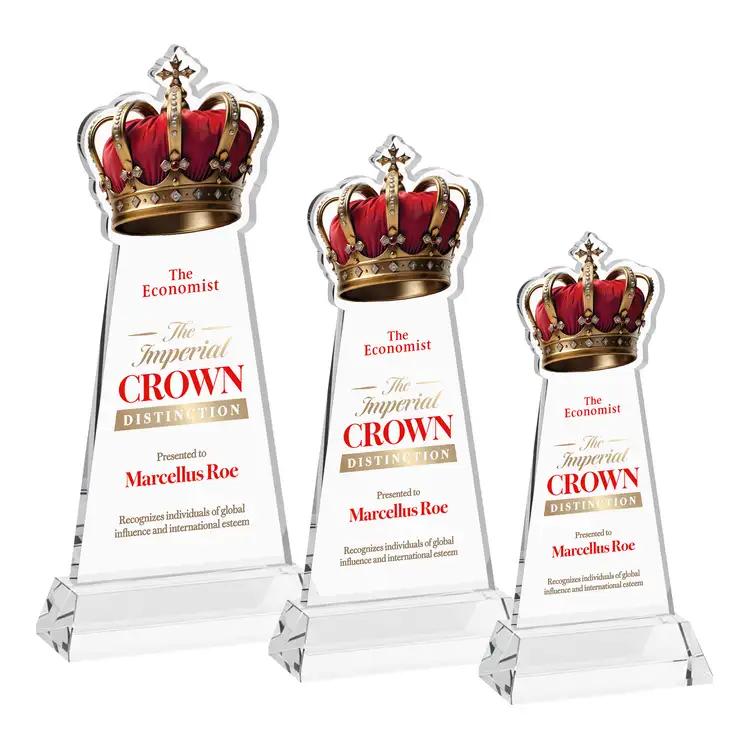 Trophée Crown sur socle Hartford - Multicolore #2