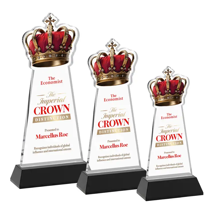 Trophée Crown sur socle Hartford - Multicolore #3