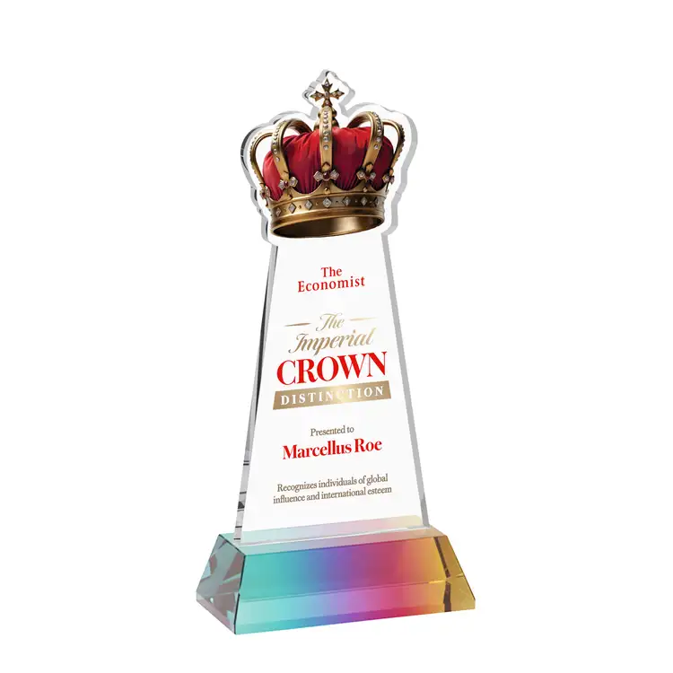 Trophée Crown sur socle Hartford - Multicolore #36