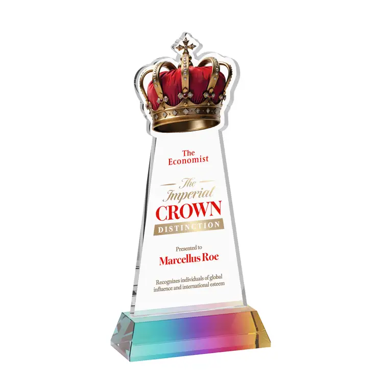 Trophée Crown sur socle Hartford - Multicolore #37