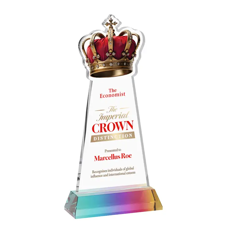 Trophée Crown sur socle Hartford - Multicolore #38