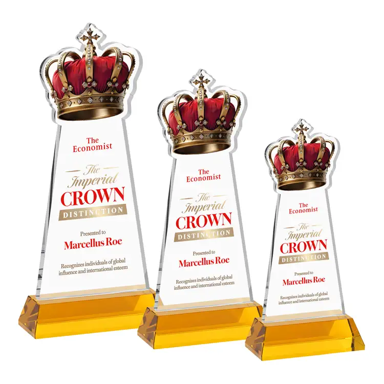 Trophée Crown sur socle Hartford - Multicolore #8