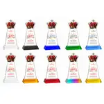 Trophée Crown sur socle Hartford - Multicolore