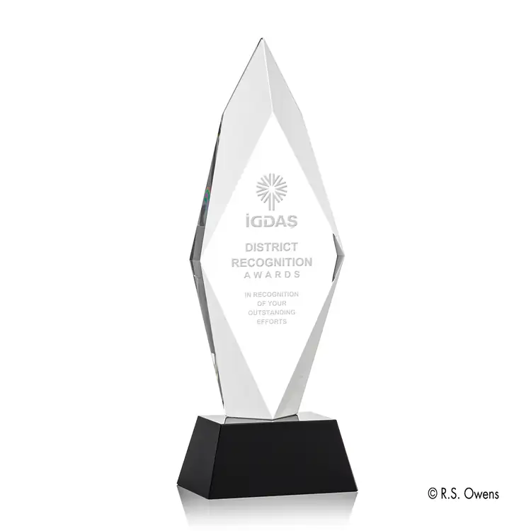 R.S. Owens Crystal Radiance Optical Crystal Award