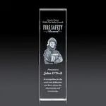 Trophée Dakota en cristal optique - Gravure 3D