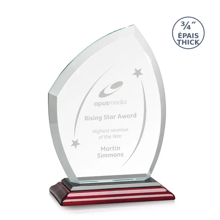 Daltry Crystal Award on Albion Base - Deep Etch #2