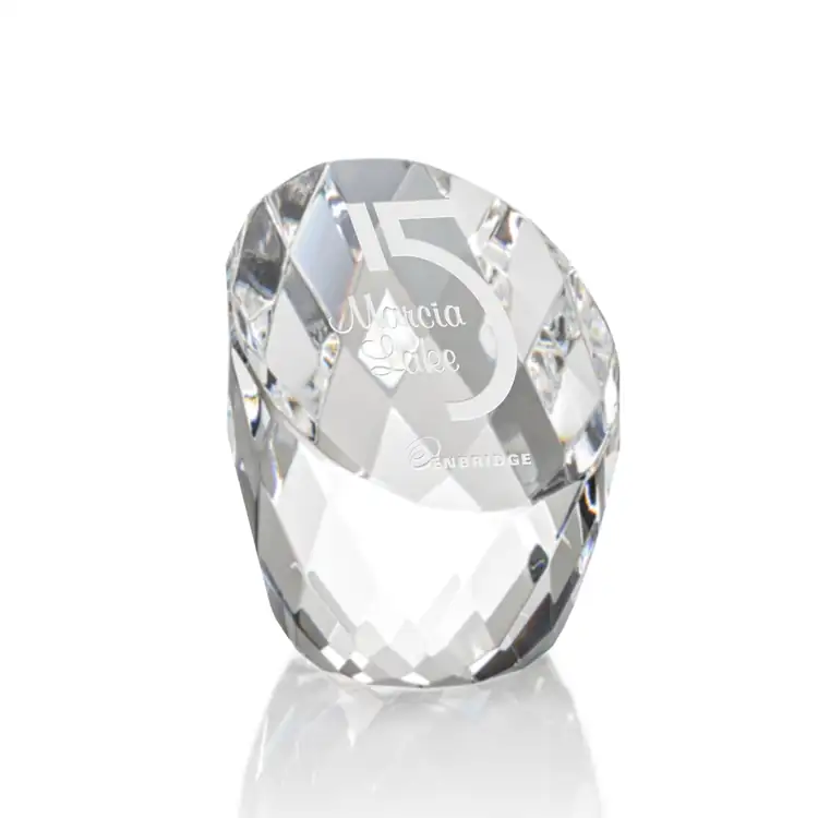 Danbury Optical Crystal Award - Deep Etch #2