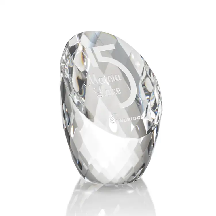 Danbury Optical Crystal Award - Deep Etch #3