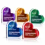 Trophée Davina coeur en cristal Starfire - Multicolore recto verso