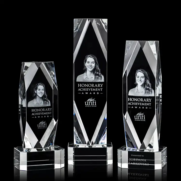 Trophée Delta 3D sur base