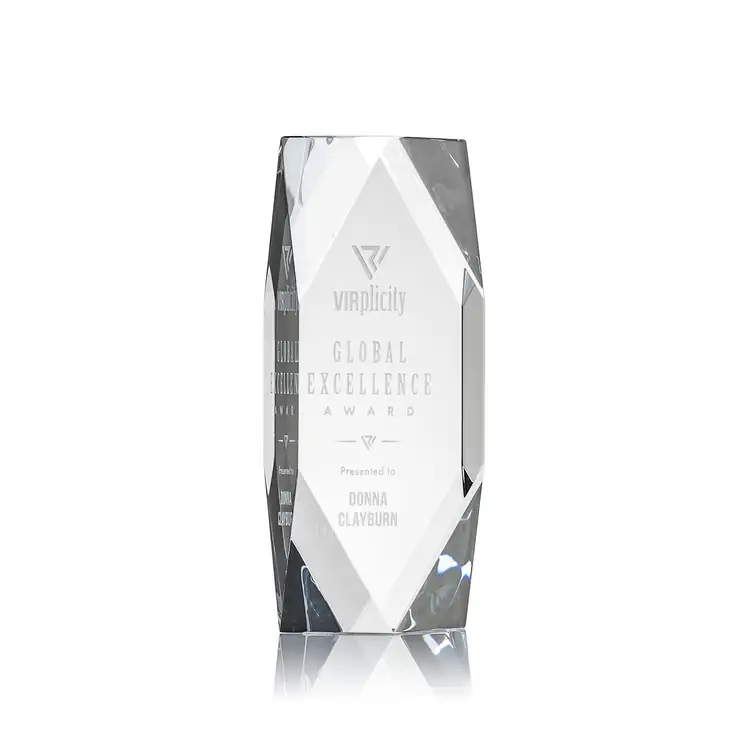 Delta Crystal Award - Deep Etch #2