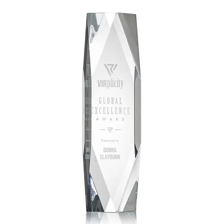 Delta Crystal Award - Deep Etch #4