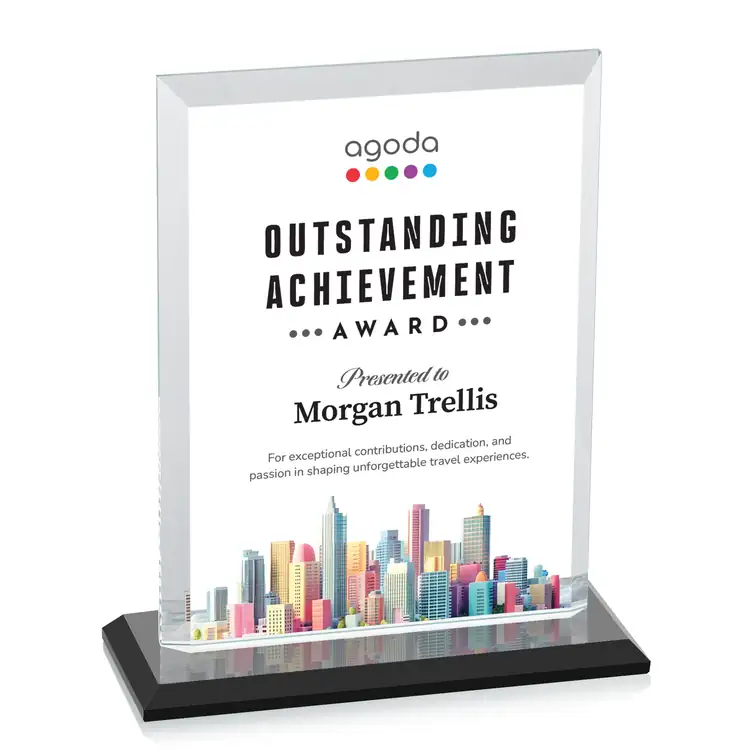 Denison Starfire Crystal Award - Multicolor #5