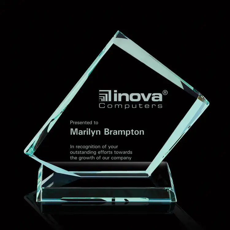 Distinction Jade Glass Award #3