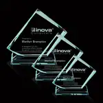 Trophée Distinction en verre jade