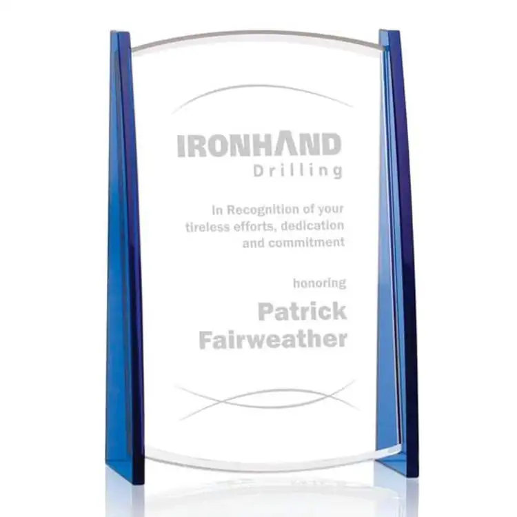 Donaldson Starfire Crystal Award - Deep Etch