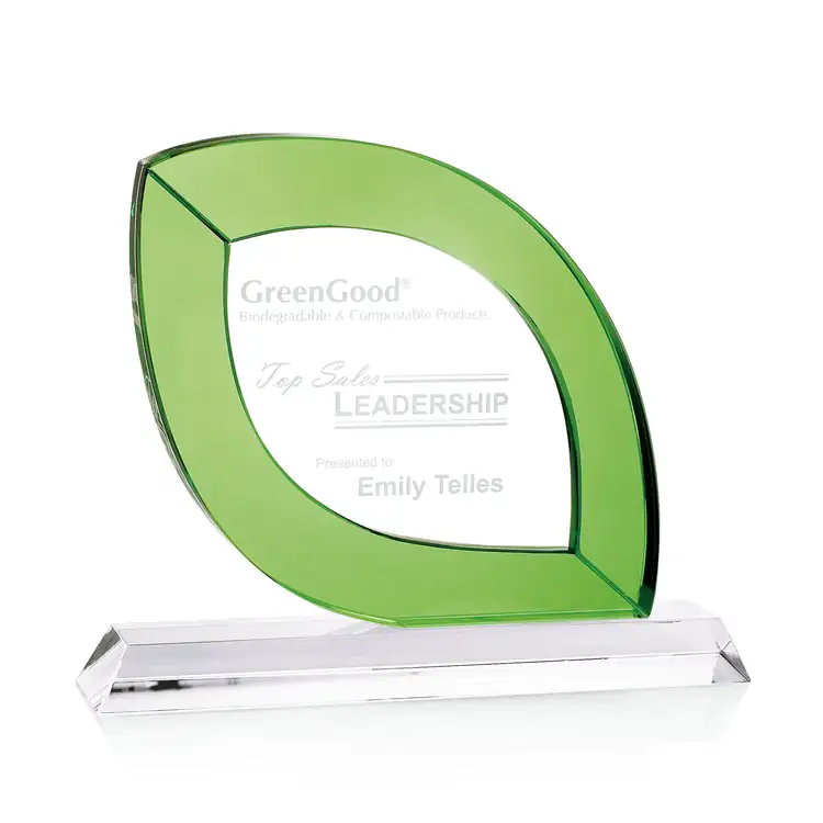 Donati Green and Clear Optical Crystal Award
