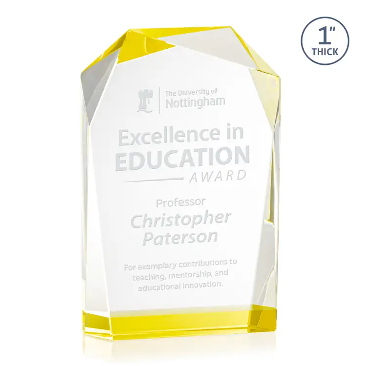 Trophée Donvale en cristal optique - Gravure #4