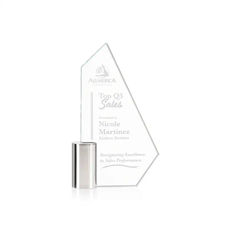 Dorita Crystal and Chrome Award - Deep Etch #2