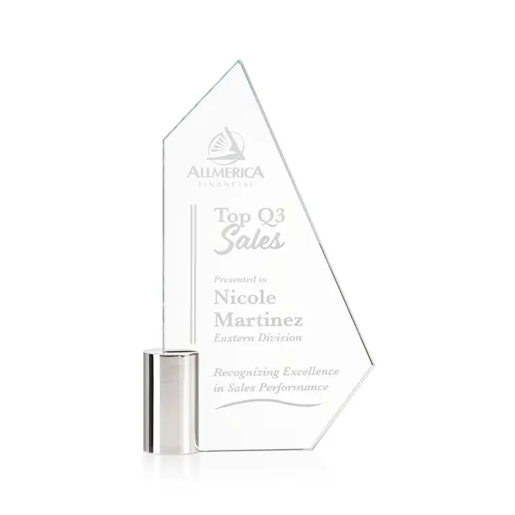 Dorita Crystal and Chrome Award - Deep Etch #3