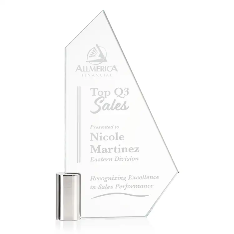 Dorita Crystal and Chrome Award - Deep Etch #4