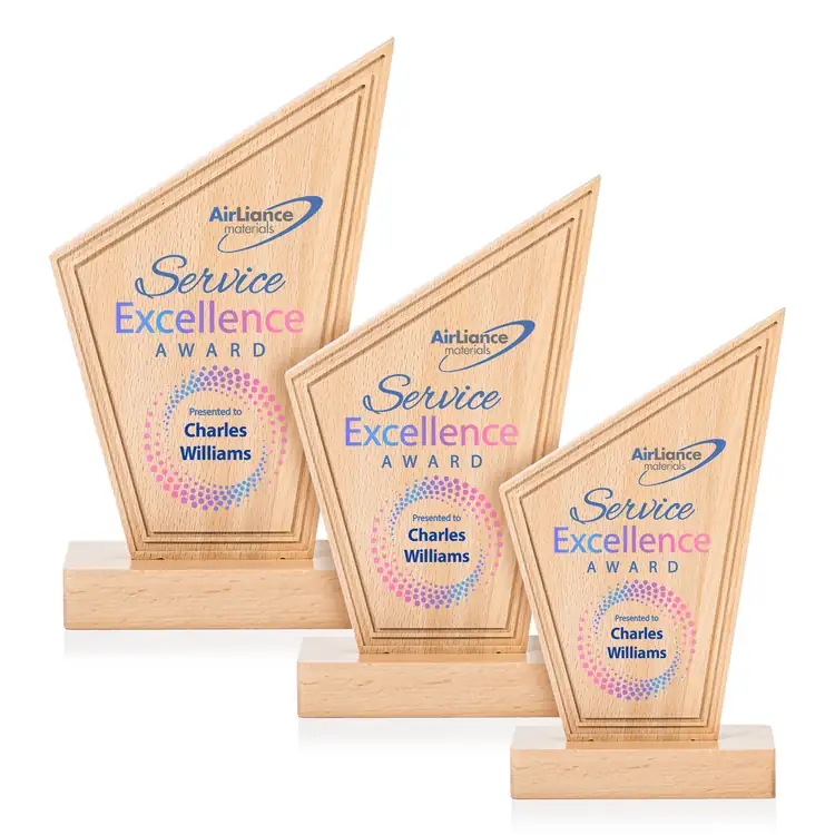 Trophée Dunham en hêtre Multicolore