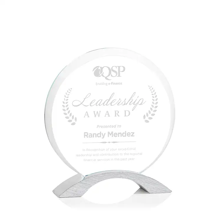 Dunlap Crystal and Aluminium Award - Deep Etch #2