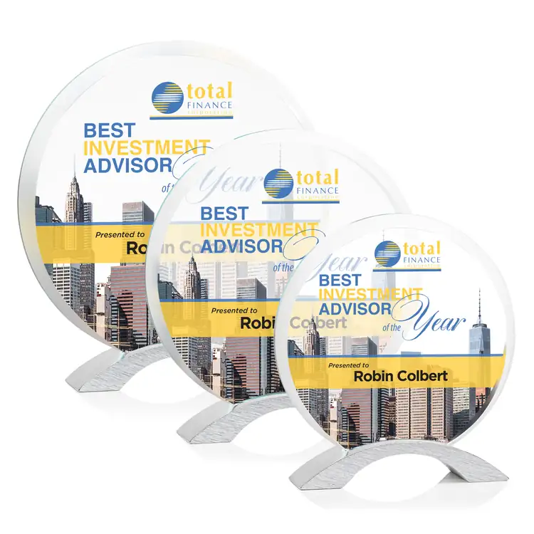 Dunlap Crystal and Aluminium Award - Multicolor