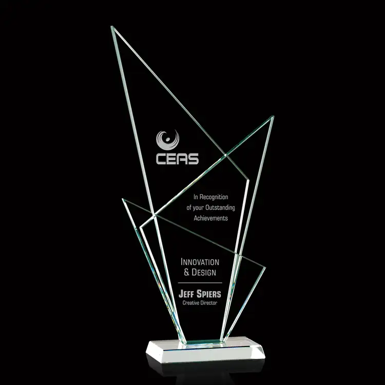 Eastdale Three-Triangle Jade Glass Award