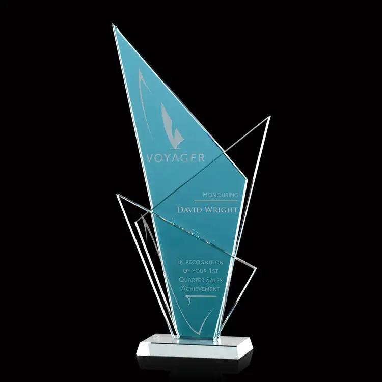 Eastdale Starfire and Teal Glass Award