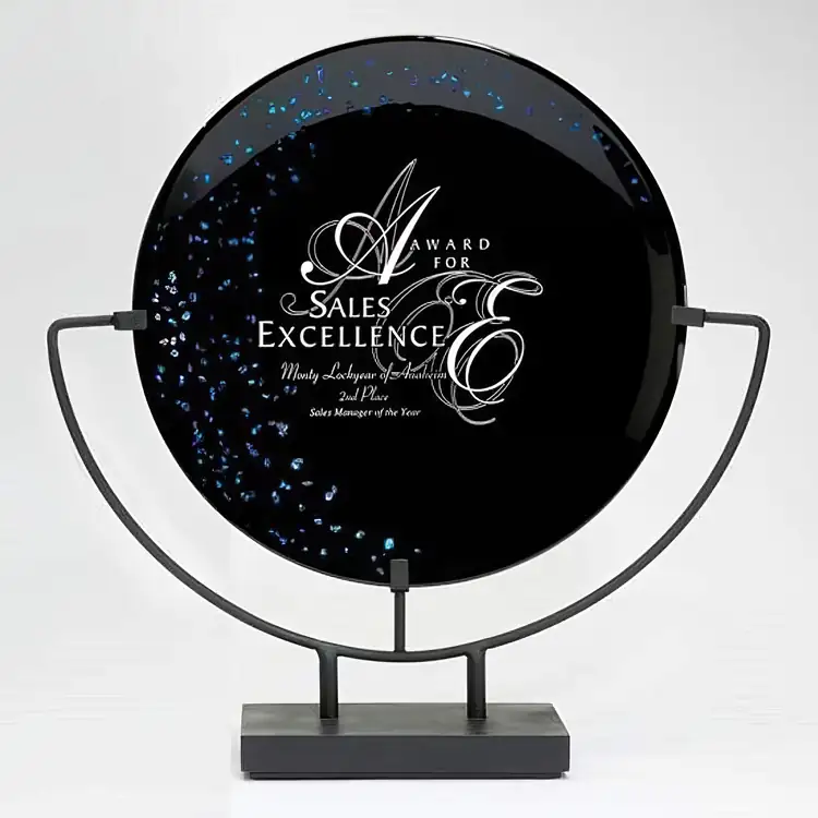 Trophée Eclipse en verre d’art #2
