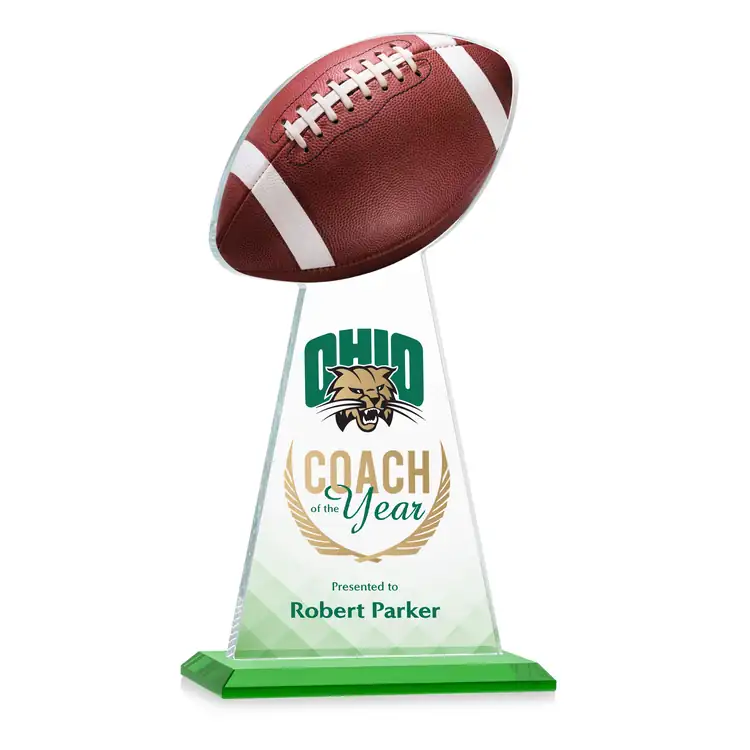Trophée Edenwood football en cristal Starfire - Multicolore #4