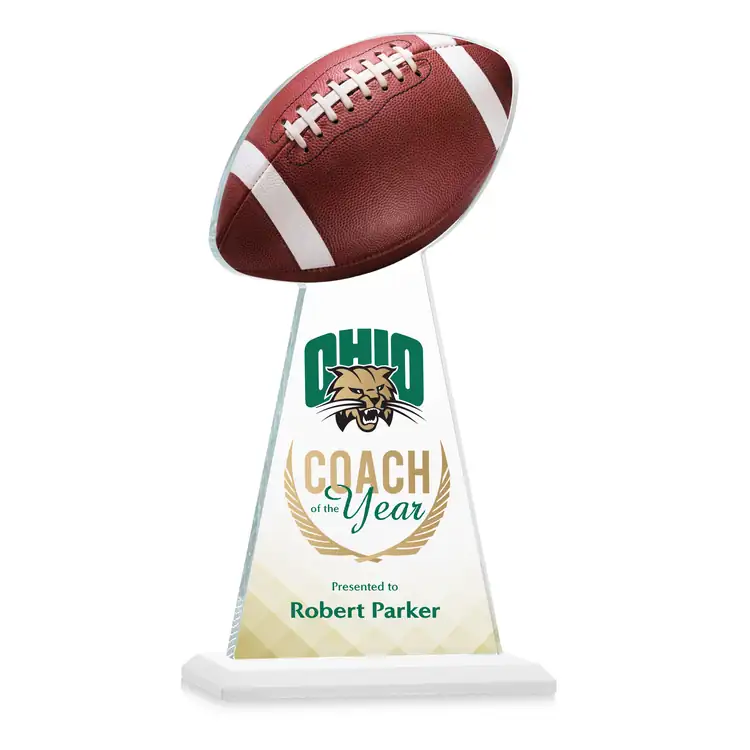 Trophée Edenwood football en cristal Starfire - Multicolore #8