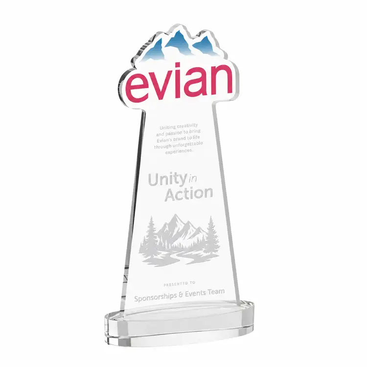 EdgeCraft Tapered Award on Alberton - Engraved and Multicolor