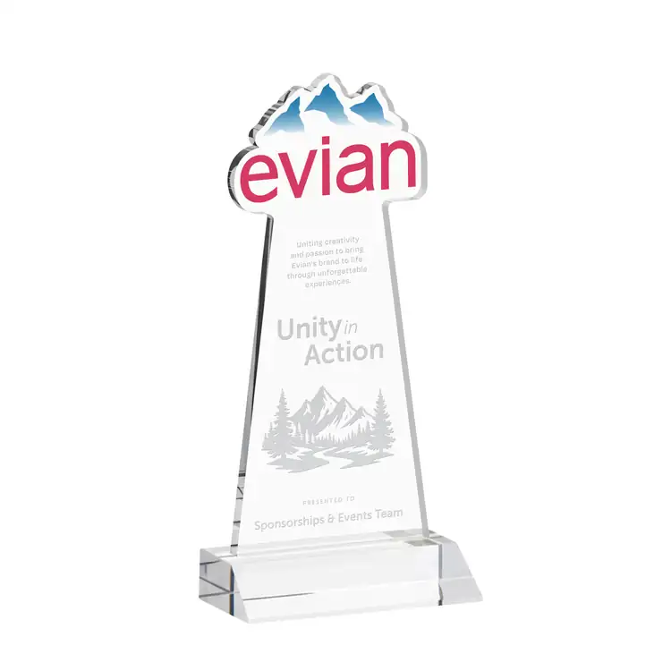 EdgeCraft Tapered Award on Mitered Base - Deep Etch #5