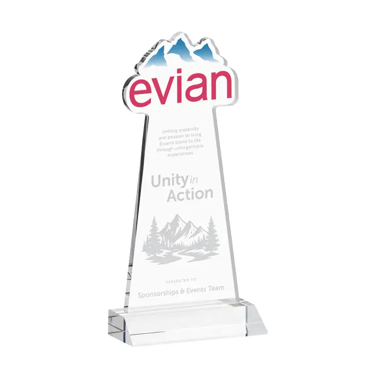 EdgeCraft Tapered Award on Mitered Base - Deep Etch #6