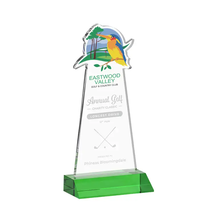 EdgeCraft Tapered Award on Mitered Base - Deep Etch #8