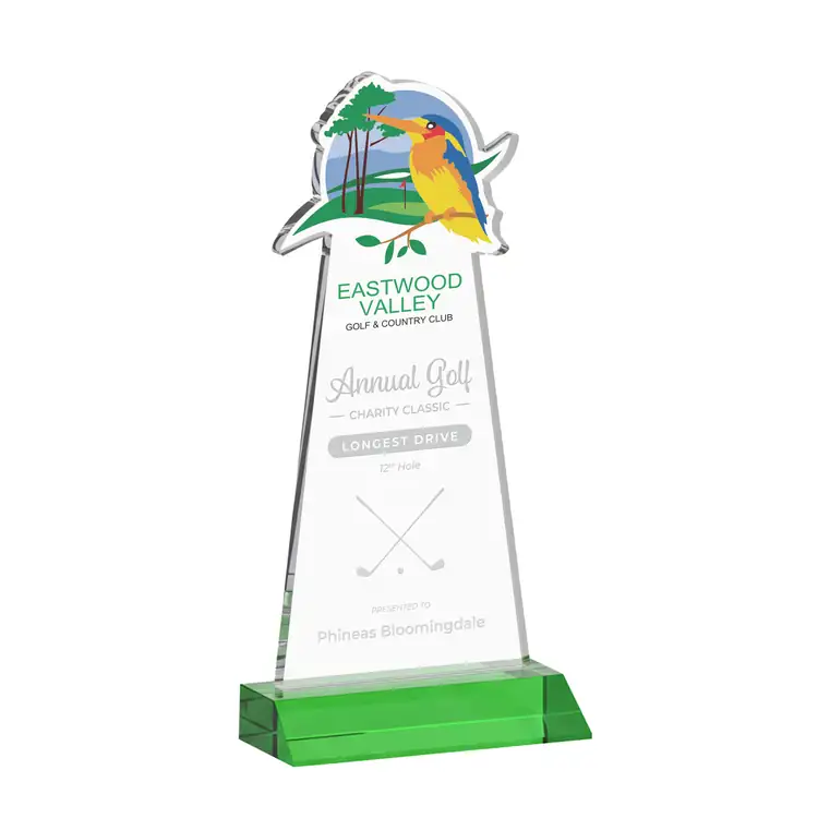 EdgeCraft Tapered Award on Mitered Base - Deep Etch #9